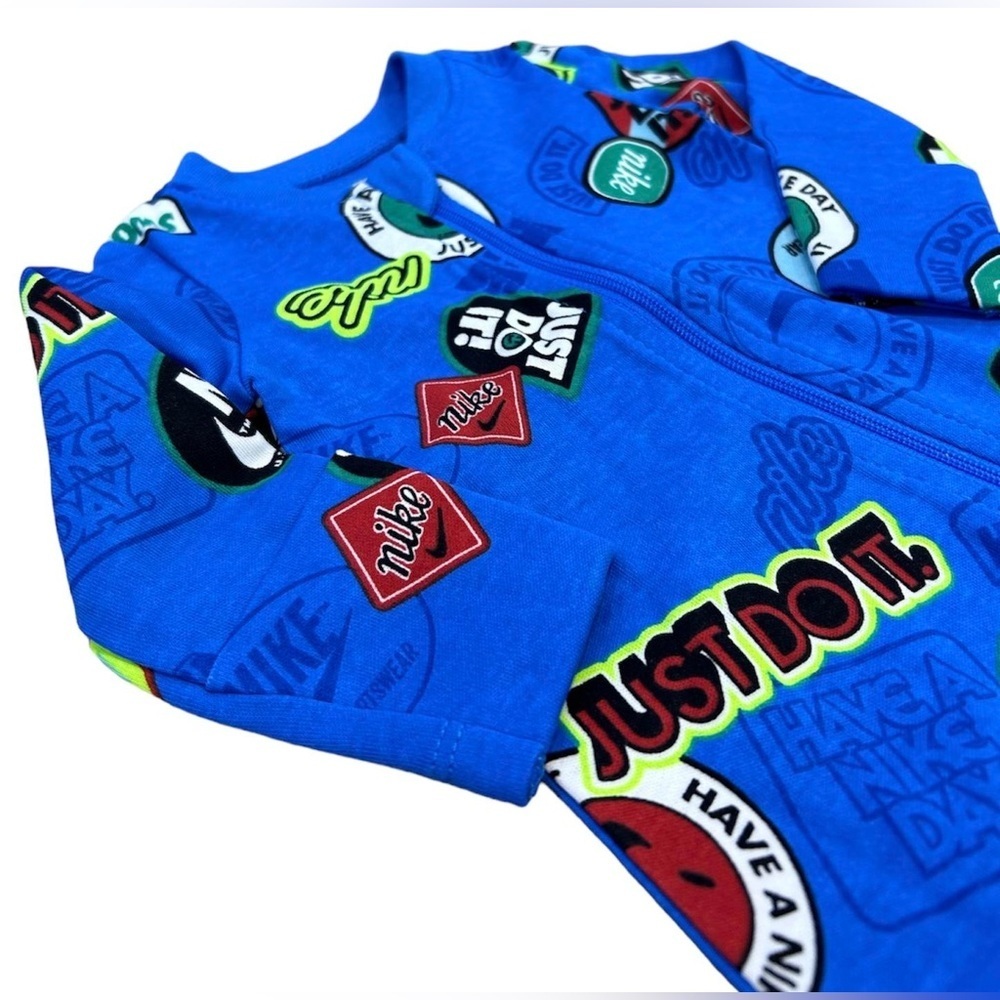 Nike Kids One Piece in Blue with Graphic Prints - Picture 3 of 4